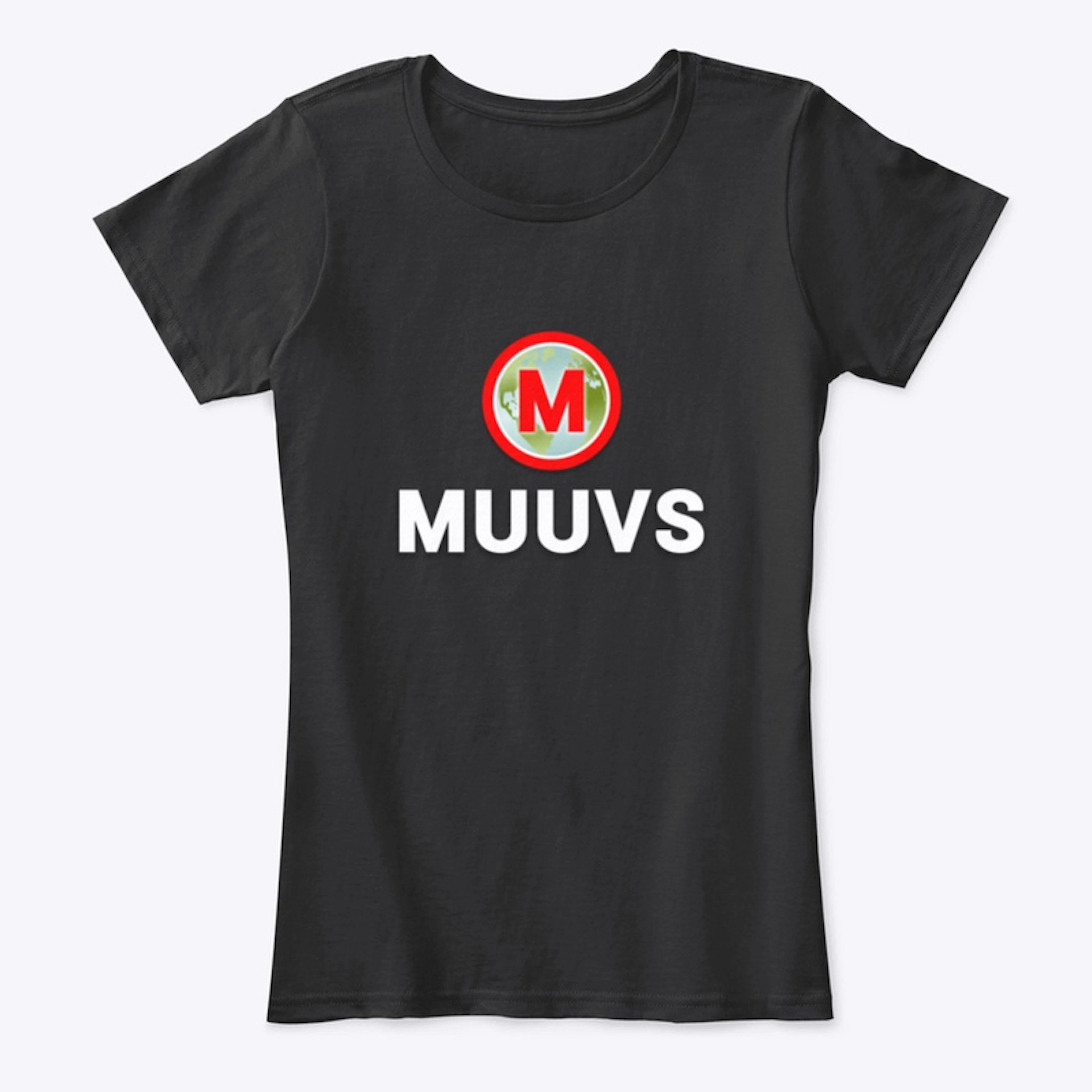 MUUVS Women's TEE (white logo)